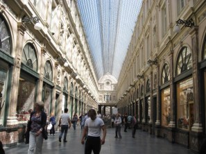 les galeries du roi - an elegant mall with a glass roof built by king leopold ii.